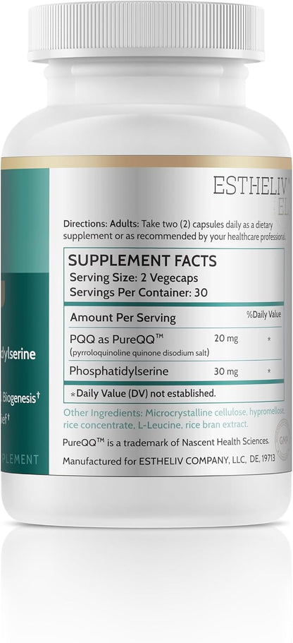 ESTHELIV® PQQ con Fosfatidilserina 60 Cápsulas Veganas – Image 3