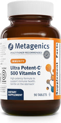 Metagenics Ultra Potent-C 500 - Buffered Vitamin C for Immune Support, Antioxidant Defense, and Collagen Formation - 90 Tablets