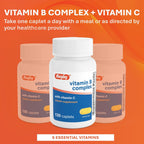 Complejo B con Vitamina C de Rugby Laboratories - 130 Comprimidos