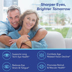 VisiUltra Suplemento para la salud ocular – 14 nutrientes esenciales para visión clara, protección contra luz azul y bienestar ocular. 60 cápsulas.