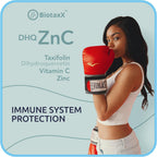 BiotaxX Taxifolin (Dihydroquercetin) + Vitamina C + Zinc – 500 mg, 60 Cápsulas Veganas