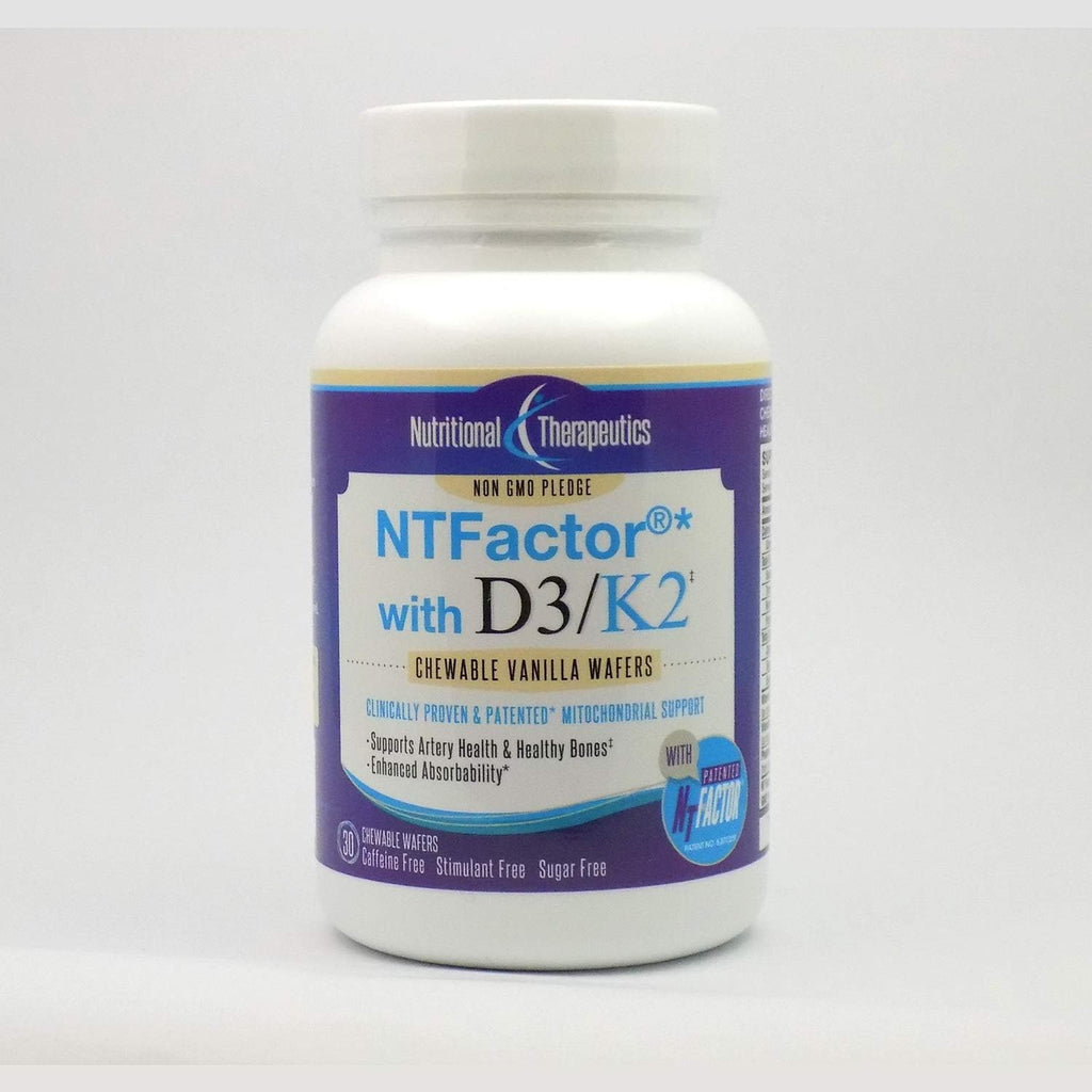 Nutritional Therapeutics D3/K2 con NT Factor - 30 Wafers Sabor Vainilla