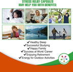 Spectra Vitamins Stress Relief - Suplemento para el estrés con Ashwagandha, L-Teanina y Manzanilla, 60 cápsulas