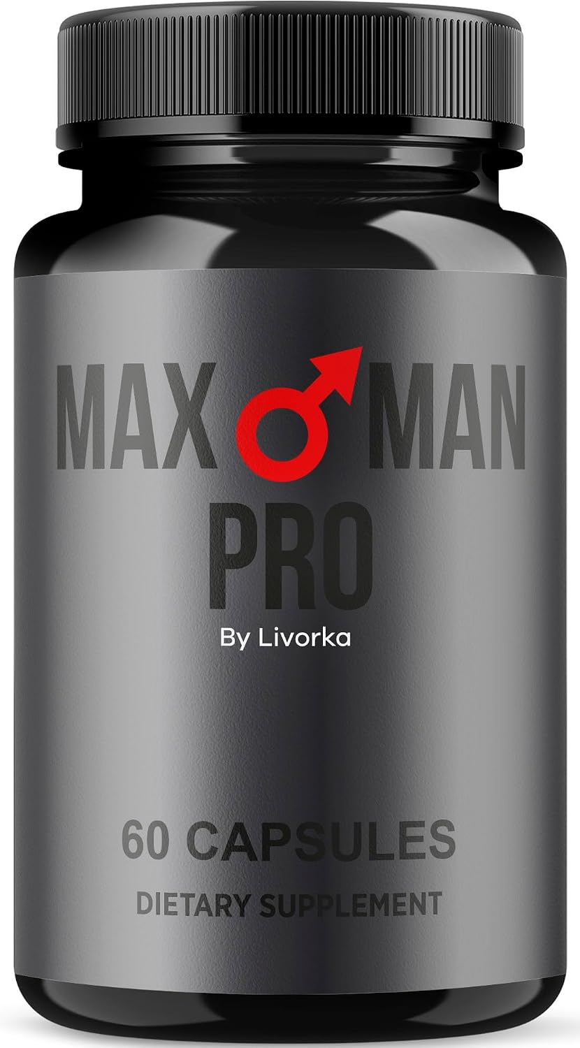 MaxMan Pro Dietary Supplement Capsules - 60 Cápsulas para 1 Mes
