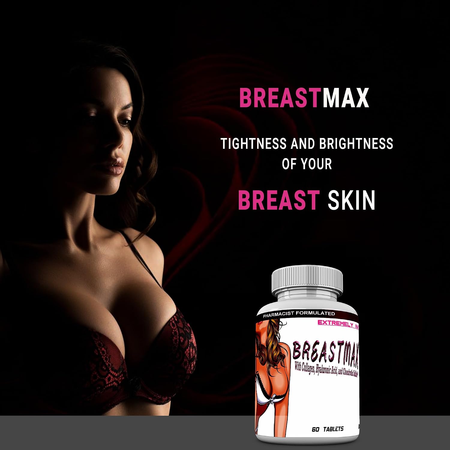 BREASTMAX Complemento para el busto, 60 comprimidos