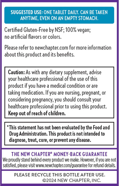 New Chapter Vitamina B12 Fermentada 1000 mcg – Personas con trastornos digestivos: Afecciones como la enfermedad – Image 7
