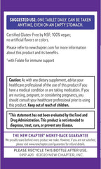 New Chapter Organic Fermented Vitamin B Complex 30 Comprimidos