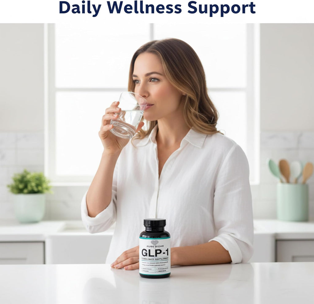 GLP-1 Yerba Mate, Guaraná, Té Verde y Ashwagandha - 40mg Cafeína por Cápsula