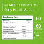 NICMIN Sulforafano Liposomal 550mg - 60 Cápsulas