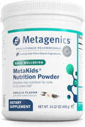 Metagenics MetaKids Nutrition Powder - Multivitamínico infantil en polvo con prebióticos, DHA, proteína y aminoácidos - Vainilla - 406 g