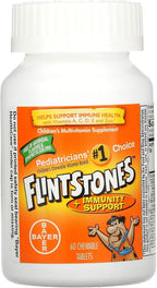 Flintstones Multivitaminas Masticables para Niños con Apoyo Inmunitario, 60 Comprimidos