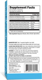 Pharmaganics Blood Sugar 24 Hour – Fórmula 6 en 1 con Canela, Banaba, Cromo, Cardo Mariano y Más – Suplemento Diario