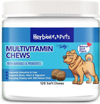HERBION Pets Multivitamin Chews with Probiotics and Minerals - Duck Flavor