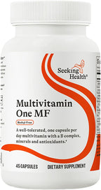 Seeking Health Multivitamin One MF - Complejo Multivitamínico sin Metilo con Folinato de Calcio y Vitamina B12