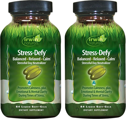 Irwin Naturals Stress-Defy Mood Support – 84 – Mantener un estado de alerta tranquilo y concentrado. – Image 7