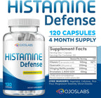 Advanced Histamine Defense – Suplemento Natural para la Intolerancia a la Histamina, 120 Cápsulas