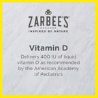 Zarbee's Gotas de Vitamina D para Bebés, 400 UI (10 mcg), 14 ml