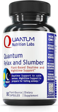 Quantum Relax and Slumber - Sleep Supplement with Magnesium Malate and L-Theanine, 90 capsules
