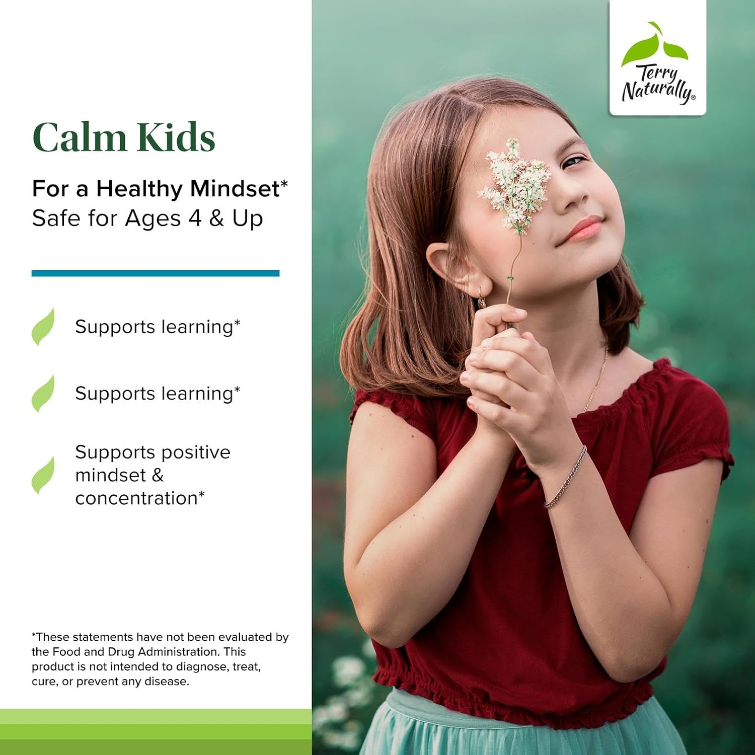 Terry Naturally Calm Kids - Suplemento para la calma infantil - 60 cápsulas