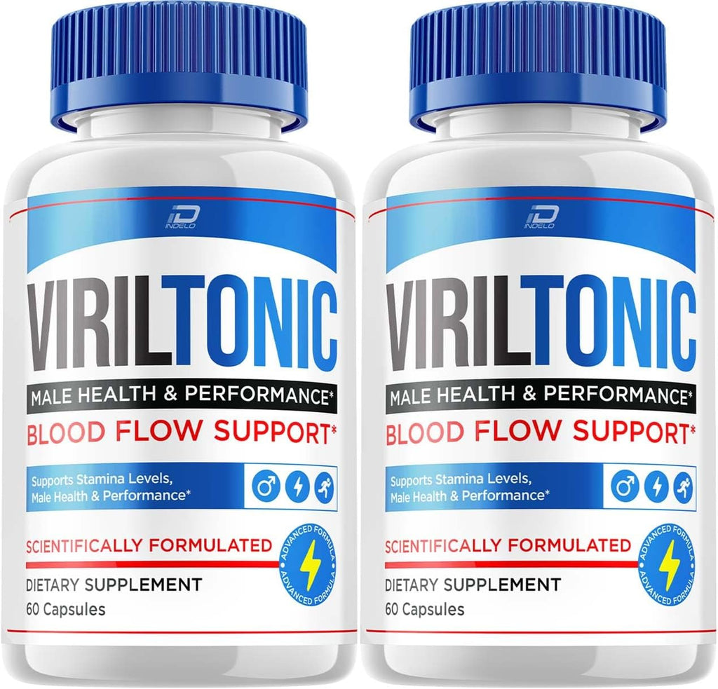 Viril Tonic para Hombres - Suplemento Avanzado de Rendimiento, 120 Cápsulas (Pack de 2)