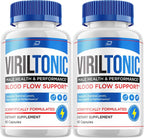 Viril Tonic para Hombres - Suplemento Avanzado de Rendimiento, 120 Cápsulas (Pack de 2)