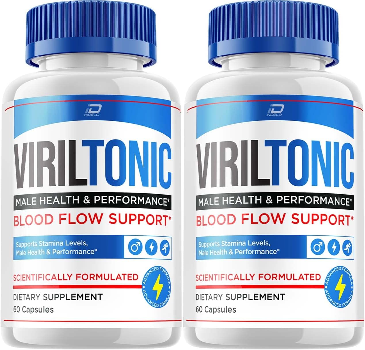 Viril Tonic para Hombres - Suplemento Avanzado de Rendimiento, 120 Cápsulas (Pack de 2)