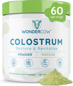 WONDERCOW Calostro en Polvo, Sabor Matcha, 140 g