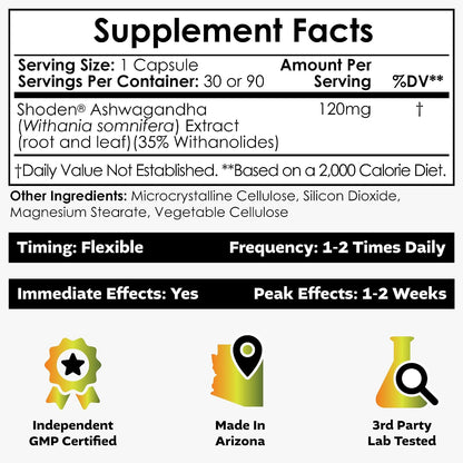 Nootropics Depot Shoden Ashwagandha Extract – Mejora de la calidad del sueño: Varias personas reportan que tomar – Image 2