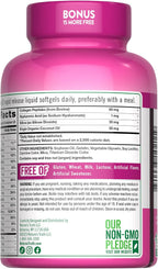 Nature's Truth Hair, Skin & Nails Vitamins | 5000 mcg Biotin | 165 Softgels | with Collagen