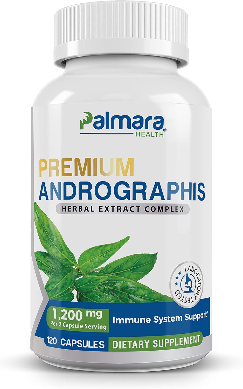 Andrographis Paniculata Extract 1,200mg con 100mg Andrografólidos - Cápsulas Veganas