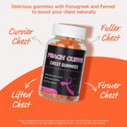 Aromlife Chest Gummies - 60 Gominolas con sabor a melocotón y forma de osito