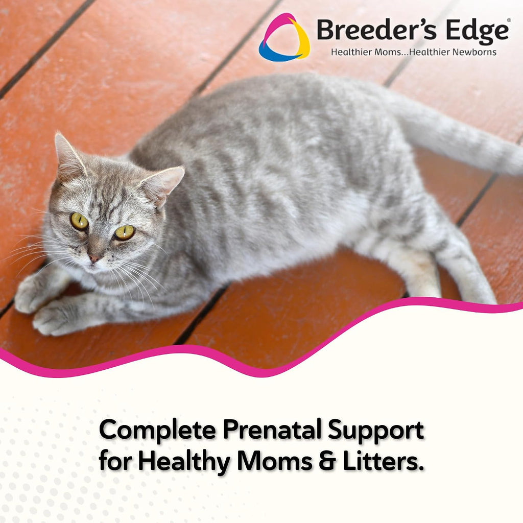 Breeder's Edge Oxy Mate Prenatal Vitamins for Dogs & Cats, Soft Chews - 60 Count