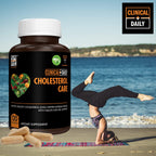 Clinical Daily Cholesterol Care - Complemento para el Colesterol con Esteroles Vegetales, Vegano, 120 Cápsulas