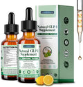 2 Pack GLP-1 Oral Solution Support con Berberina, Canela de Ceilán, Té Verde, Cromo y Fibra de Celulosa para el Hambre y el Metabolismo, Bienestar Digestivo, Gotas Líquidas Naturales GLP1 Diarias