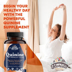 FLORIDA HERBS Leg Cramp Support – Cápsulas de Quinina Orgánica de Corteza de Cinchona – 1000 mg – 330 Cápsulas (3 Frascos)