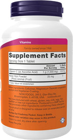 NOW Foods, C-1000 Vitamina C-1000 Liberación Sostenida con Escaramujo, 250 Comprimidos