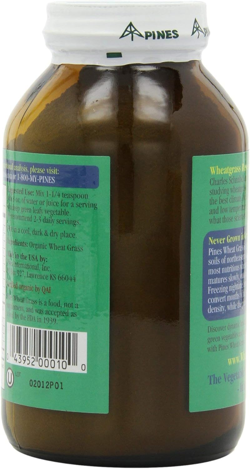 Pines International Wheat Grass Powder - 284 g (10 oz)