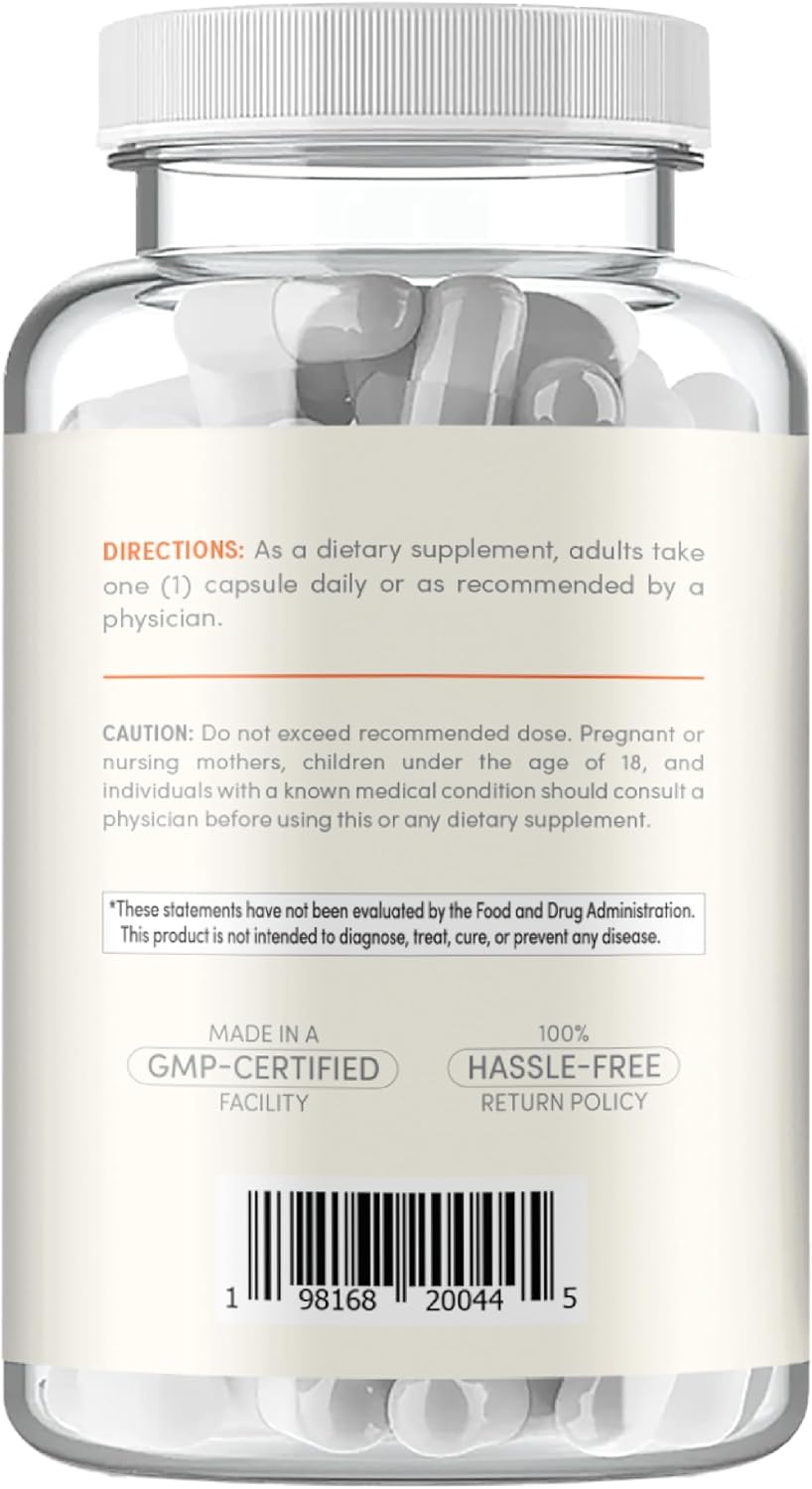 Clear Formulas Bioactive SAM-e 500mg - Suplemento de SAM-e con Forma Activa S,S - Apoyo Hepático y de Estado de Ánimo - Vegano, Sin OGM - 180 Cápsulas