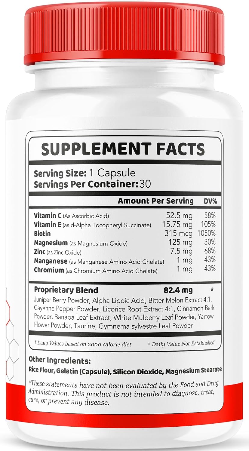 GlucoRegen Capsules (5 Pack) - Fórmula Premium para el Bienestar General