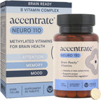 Neuro X - Complejo de Vitamina B Activo con L-Metilfolato, Adenosilcobalamina, P5P | 30 Comprimidos