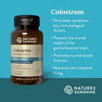 Nature's Sunshine Colostrum with Immune Factors, 60 Cápsulas
