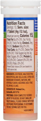 Comprimidos de Glucosa Sabor Naranja - 3 Paquetes de 10 Unidades
