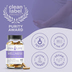 Ovalife Suplemento de Fertilidad para Mujeres - Equilibrio Hormonal y Apoyo Ovárico - 60 Cápsulas - Vitaminas con Folato para la Concepción y Ovulación - 22 Nutrientes Clave