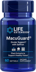 Life Extension MacuGuard Ocular Support con Azafrán – 60 Cápsulas Blandas