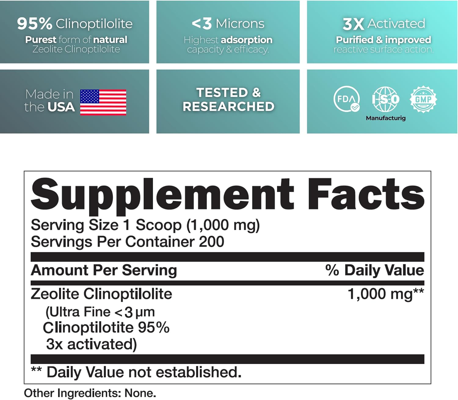TODICAMP Zeolite Detox Sorbolit - Zeolite Binder Supplement for Full Body Detox - Gut Cleanse, Cellular and Liver Detox (1 Pound (Pack of 1))