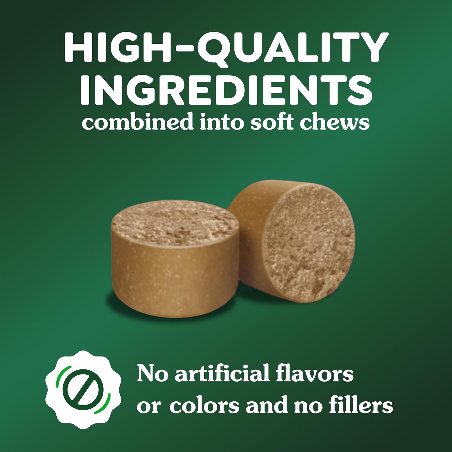 Greenies Supplements Sensitive Care Allergy & Immune Support - Snacks blandos para perros - Fórmula sin pollo - Sabor a mantequilla de cacahuete - Bolsa de 220 g (40 unidades)