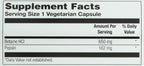 Solaray HCl Pepsin Alta Potencia 650 mg, 100 Cápsulas Vegetales