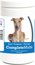 Healthy Breeds Italian Greyhound Multivitamínico Completo en Masticables Suaves - 120 unidades