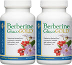Suplemento Berberine GlucoGold de Dr. Whitaker con Berberina y Canela