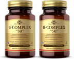 Solgar B-Complex "50" - 100 Vegetable Capsules (2-Pack)